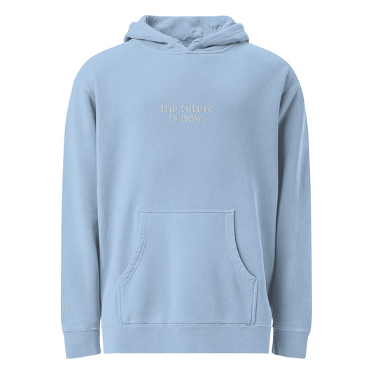 The Future is Now Embroidered Hoodie